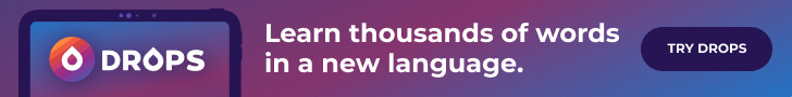 Learn a new language with Drops